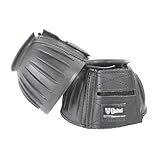 CASHEL Bell Boots Rubber, Black, Size: L (BB-BL-L)