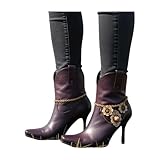 Women’s Southern Belle Western Boot Chains Antique...