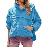 Quilted Jackets for Women Oversized Hooded Puffer...
