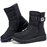Ablanczoom Womens Winter Snow Boots With Warm Fur...