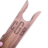 Magnolia Oaks Woodshop Personalized Rustic Walnut Boot...