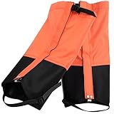 FRCOLOR Mountain Climbing Gaiters Hiking Calf Covers...