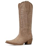 Tscoyuki Cowboy Boots for Women: Embroidered Western...