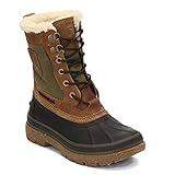Sperry Men's Ice Bay Tall Boot Boots, Brown/Olive, 9.5