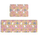 Easter Bunny Kitchen Rugs and Mats Non Slip Washable...