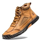 FLYLAND Men's Casual Leather Fashion Sneakers Ankle...