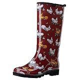 HISEA Tall Rain Boots for Women, Slim Calf Waterproof...