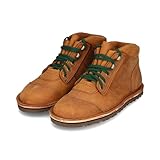 JIM GREEN Men's African Ranger Barefoot Boots Lace-Up...