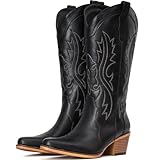IUV Cowboy Boots For Women Western Cowgirl Boots with...