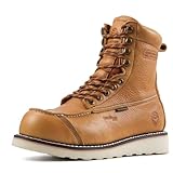 SUREWAY Mens 8' Heavy Duty Waterproof Work Boots for...