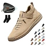 Men's Handmade Casual Boots Lightweight Slip On Ankle...