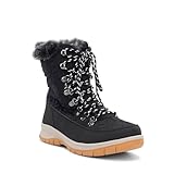 Chooka Womens Belltown Mid Faux Fur Cold Weather Boot -...