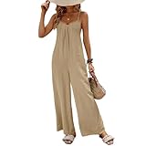 Xiaojmake Summer Linen Jumpsuits Overalls for Women...