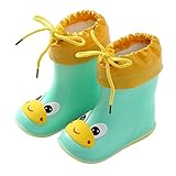 Rubber Rain Boots for Kids Waterproof Toddler Rainboots...