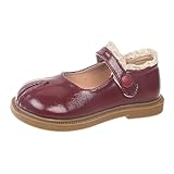 Vegan Leather Toddler Girl Mary Jane Flat Dress Shoes...