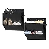 CORNERIA 2 Pcs RV Shoe Storage, Double Layered Shoes...