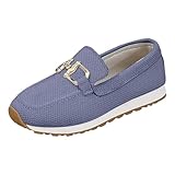KAJXZ Women's Casual Loafers Lightweight Breathable Non...