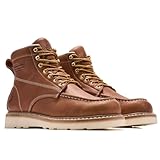 SUREWAY 6in Wedge Moc Soft/Steel Toe Work Boots for...
