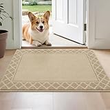 BEQHAUSE Door Mat Indoor Entrance Dirt Trapper Rugs for...