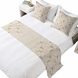 Beige Cow Skull Bed Runners for King Size Bed, Beds...