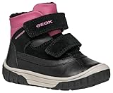 Geox Baby Girl's B Omar WPF C Booty, Black Fuchsia, 2...