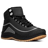 ulogu Snow Boots men Waterproof Insulated Black Duck...