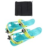 Mini Ski Skates, Adjusable Portable Children Snow Feet...