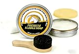 Saddle Soap for Leather – All-Natural 3-in-1 Leather...