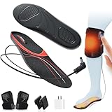 Heated Insoles, Kamlif 7.4V Rechargeable Foot Warmers,...