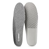riemot Merino Wool Insoles for Men Breathable Honeycomb...