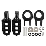 Adjustable Motorcycle Footrests, T6063 Aluminum Alloy...