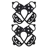 SUPVOX 2 Pairs Ice Cleats Traction Spikes for Boots...