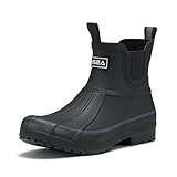 HISEA Women's Duck Chelsea Rain Boots Waterproof Short...