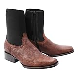 White Diamonds Men’s Cowboy Boots, Handcrafted Brown...