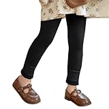 Watonic Girls Knit Leggings Elastic Waist Thicken...