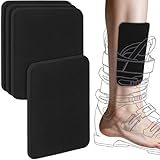 Soulchen 4 Pcs Snowboard Shin Pad for Ski Boot Skiing...