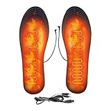 Heated Shoe Insoles, USB-Powered Reusable Thermal...