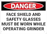 Danger Hard Hat Safety Glasses Work Gloves Work Boots...