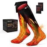 8000mAh Heated Socks for Men Women 12 Hour Heating...