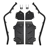 Keenso Crash Bar Footrest Kit, Aluminum Alloy Engine...