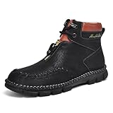 SPWAGYM Men's Chukka Boots Motorcycle Ankle Boots...