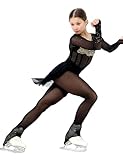 AEVsport Women Mesh Tights for Figure Ice Skating with...