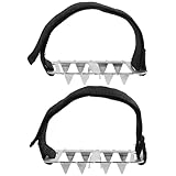 Zerodeko 10-Tooth Mountaineering Crampons Shoe Traction...