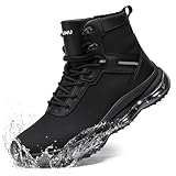 KEFUWU Military Tactical Boots Men Waterproof...