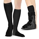 BraceAbility Walking Boot Sock Liners – (1 Pair)...