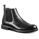 FUNROMAN Men's Chelsea Slip-on Boots Casual Dress Ankle...