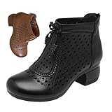 AngryMonkey Women's Summer Casual Leather Ankle...