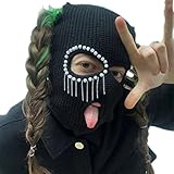 Faygeal Halloween Knitted Distressed Scary Funny Hooded...