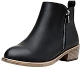 Jeossy Women's Ankle Boots, Classic Low Heeled Short...
