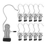 FOMIYES 80pcs Stainless Steel Clothes Hanger Clips with...